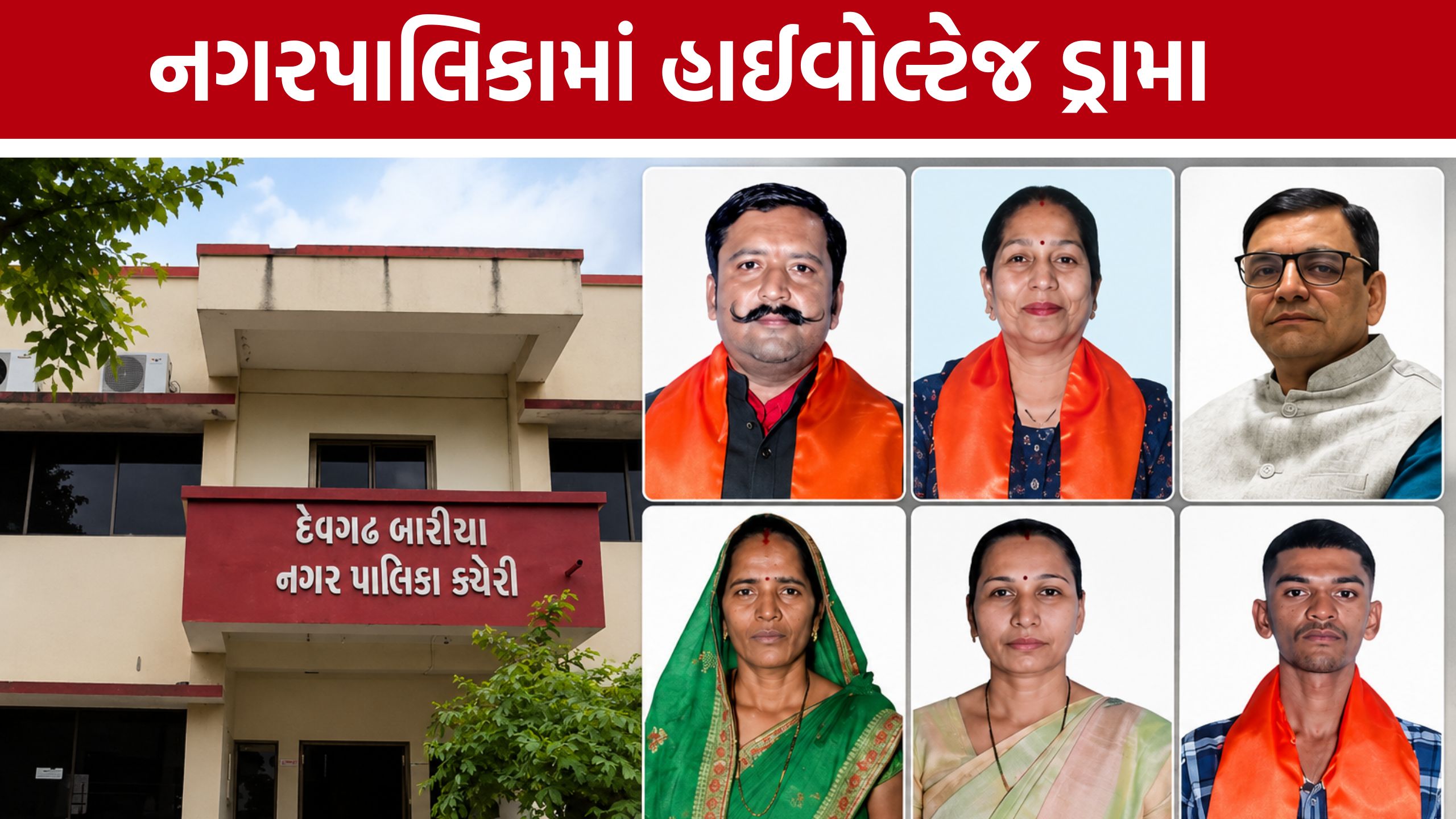 DevgadhBaria Nagarpalikaમાં બળવો કરનાર સભ્યો પર કડક એક્શન