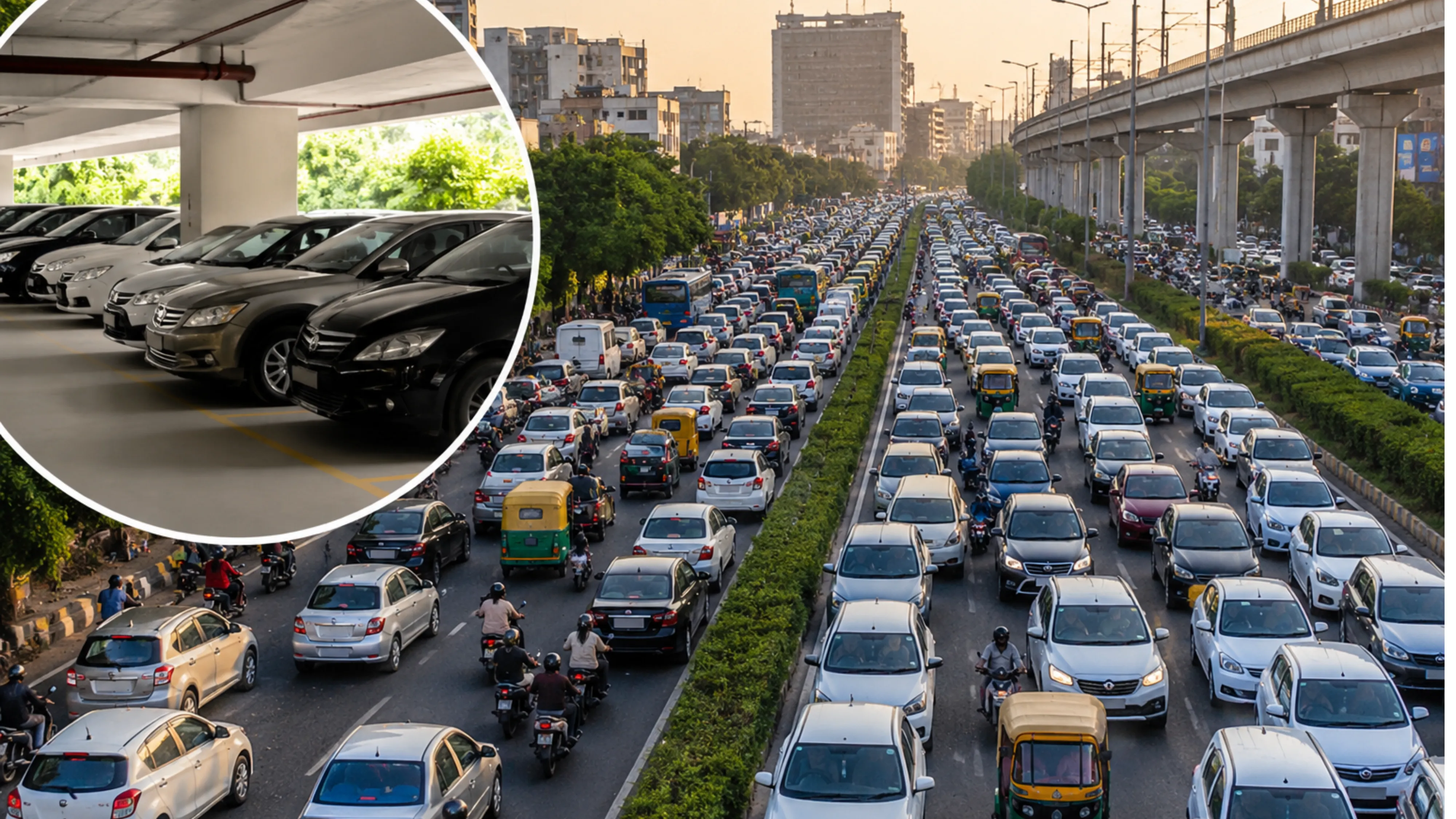 Ahmedabad AMC Free Parking Policy