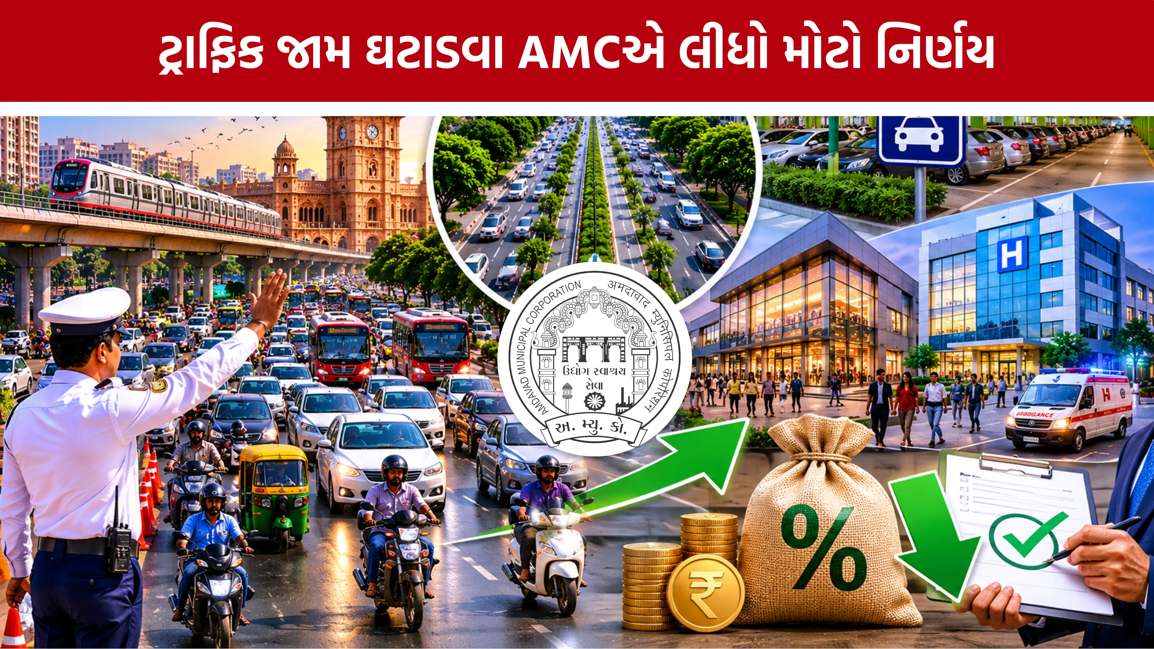 Ahmedabad AMC Free Parking Policy