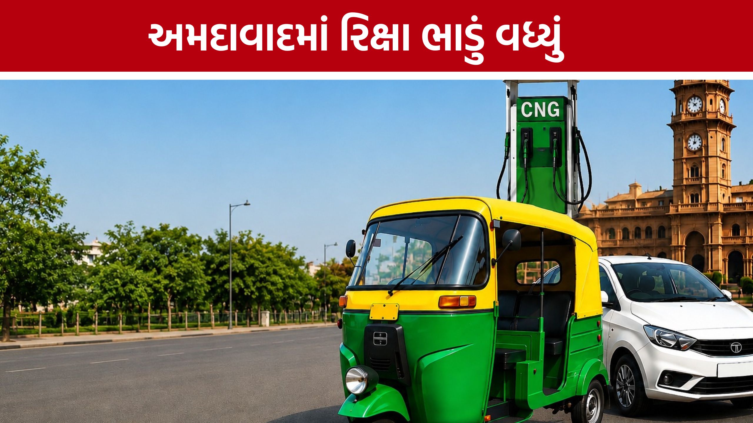 પેટ્રોલ-ડિઝલ બાદ હવે CNG Price Hike,ઓટો-ટેક્સી ભાડું વધ્યું