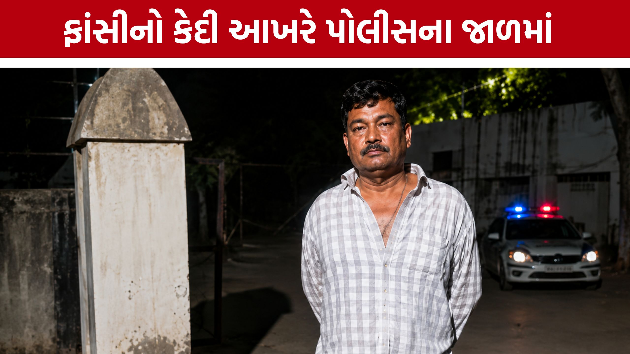 Ahmedabad Crime Branch: પેરોલ જમ્પ કરીને ફરાર થયેલો ફાંસીનો કેદી આખરે ઝડપાયો