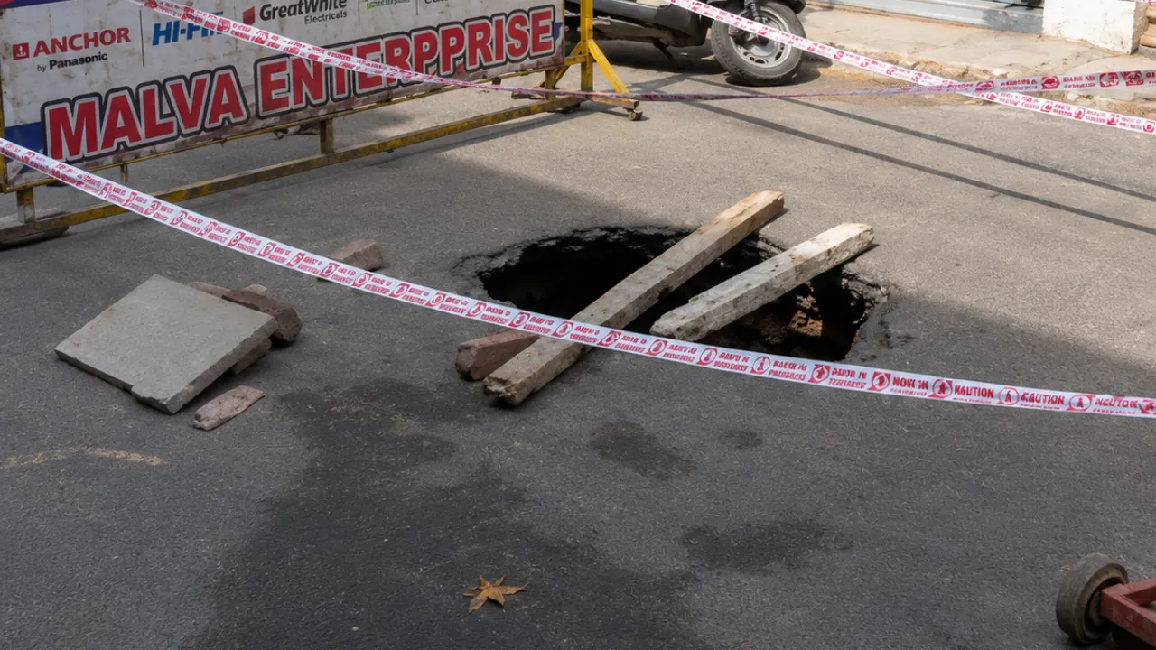 Ahmedabad Sinkholes News