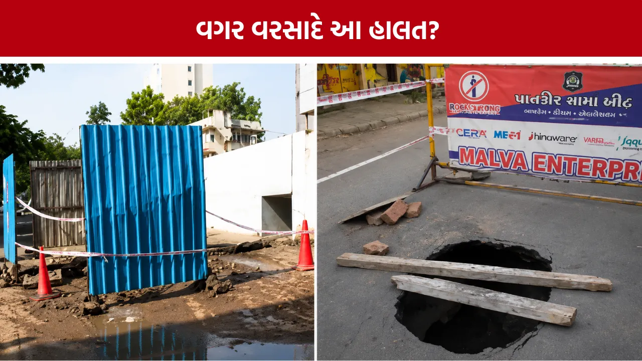 Ahmedabad Sinkholes News
