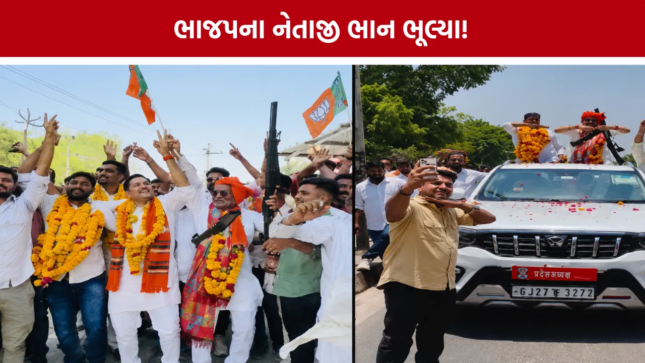 Chhota Udepur MP Jashu Rathva Gun Video