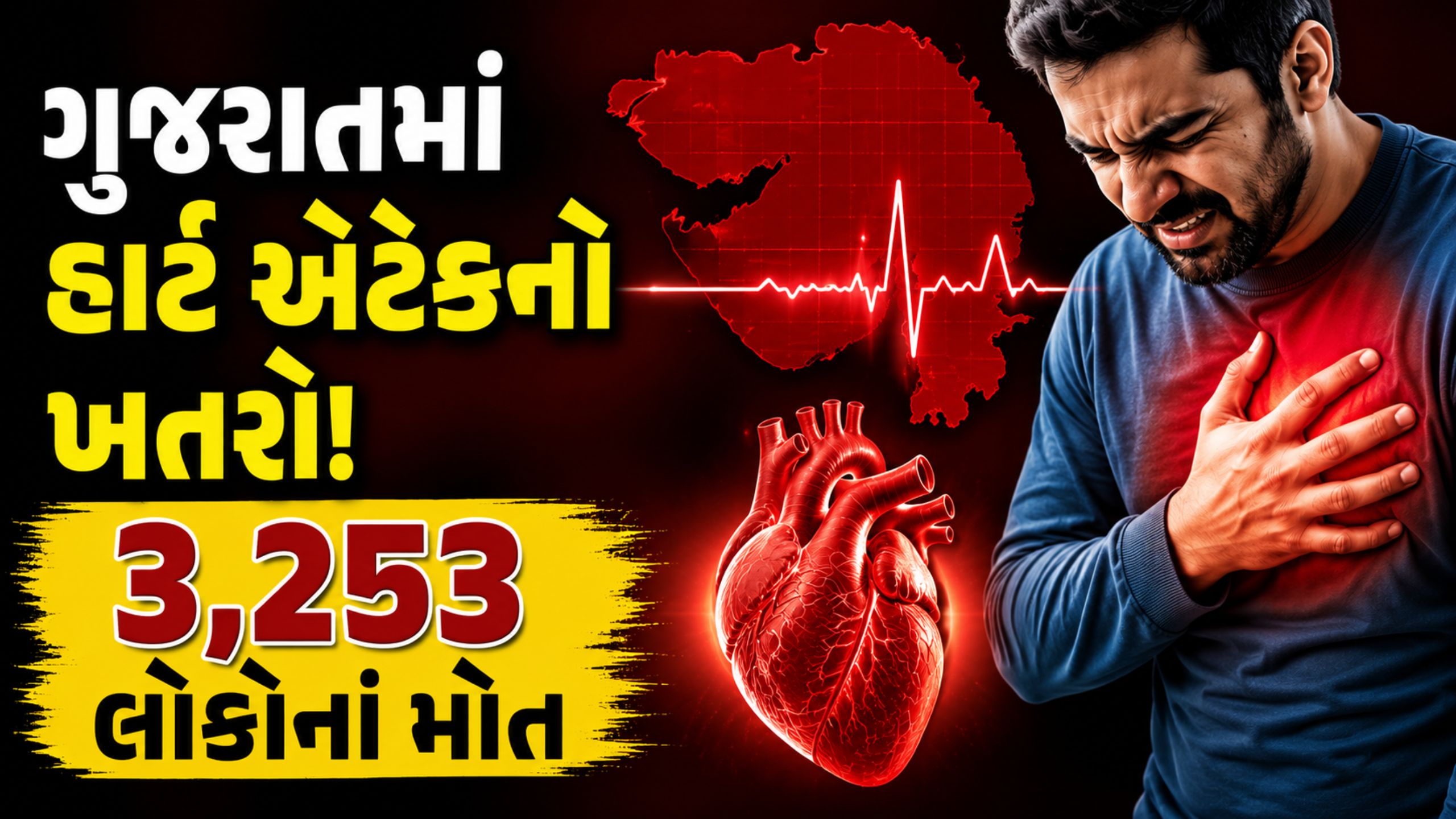 Gujarat Heart Attackથી હજારો મોત, NCRBના આંકડા ચોંકાવનારા