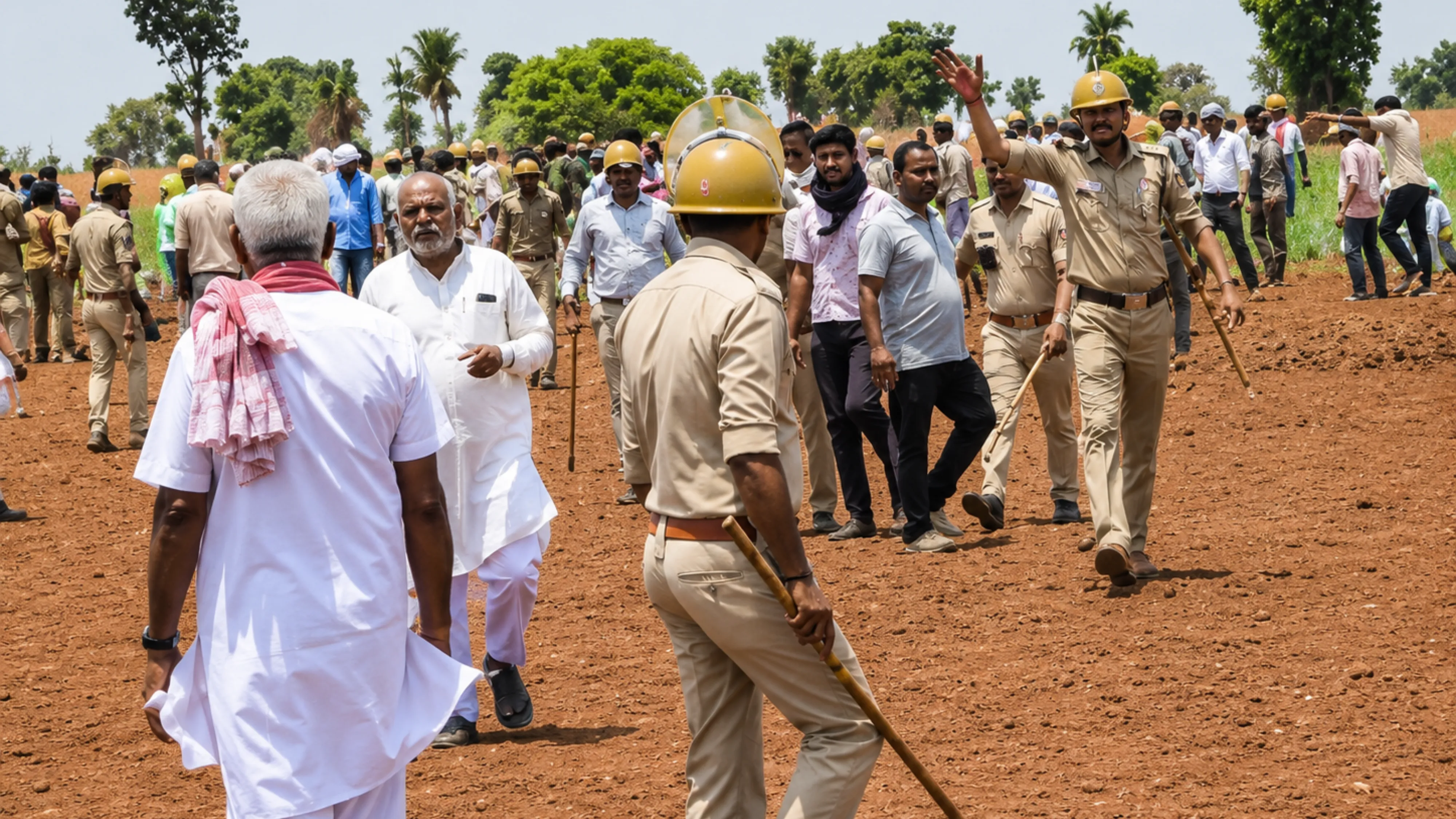 Dhrangadhra Kondh Farmers Protest