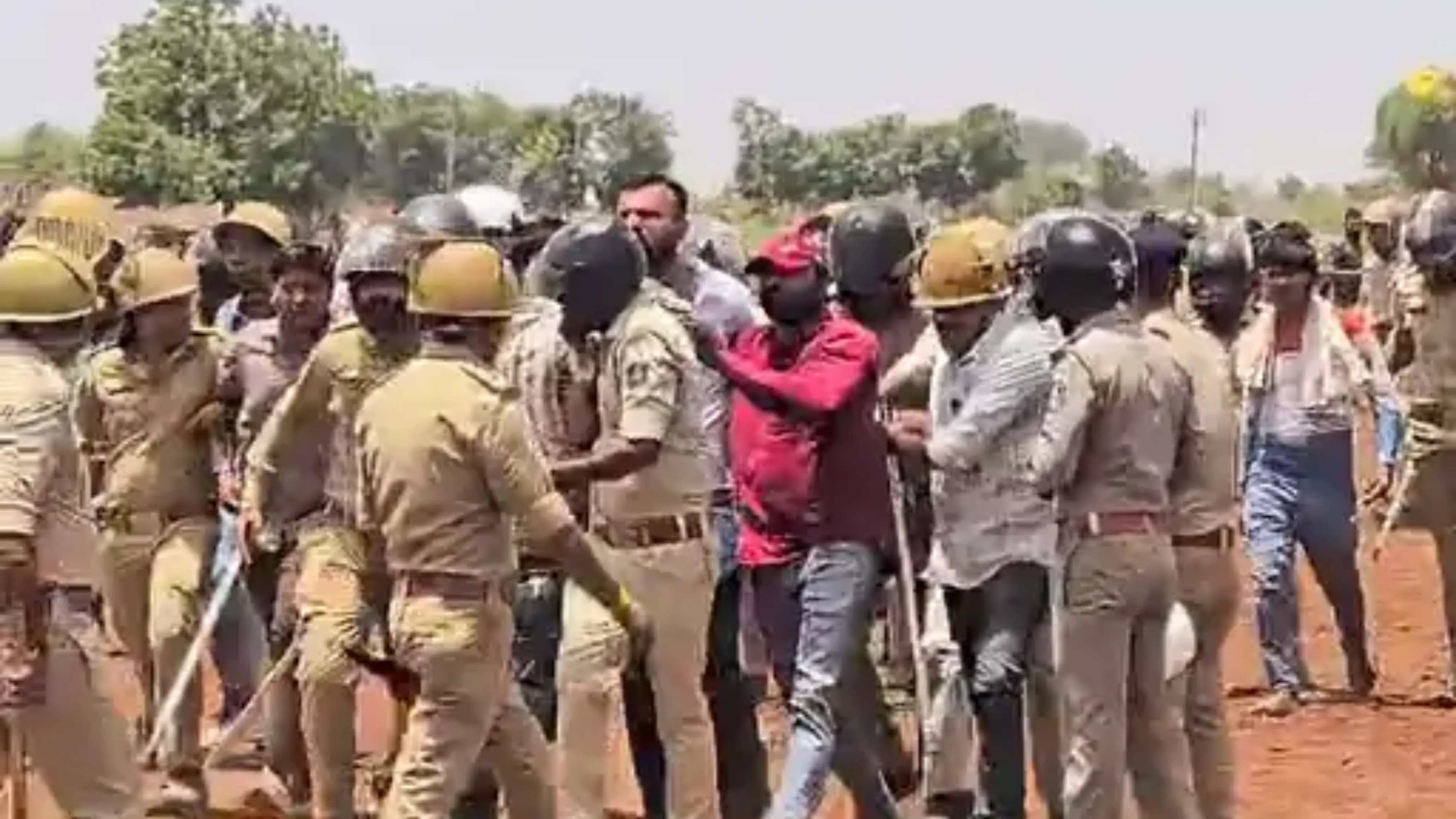Dhrangadhra Kondh Farmers Protest