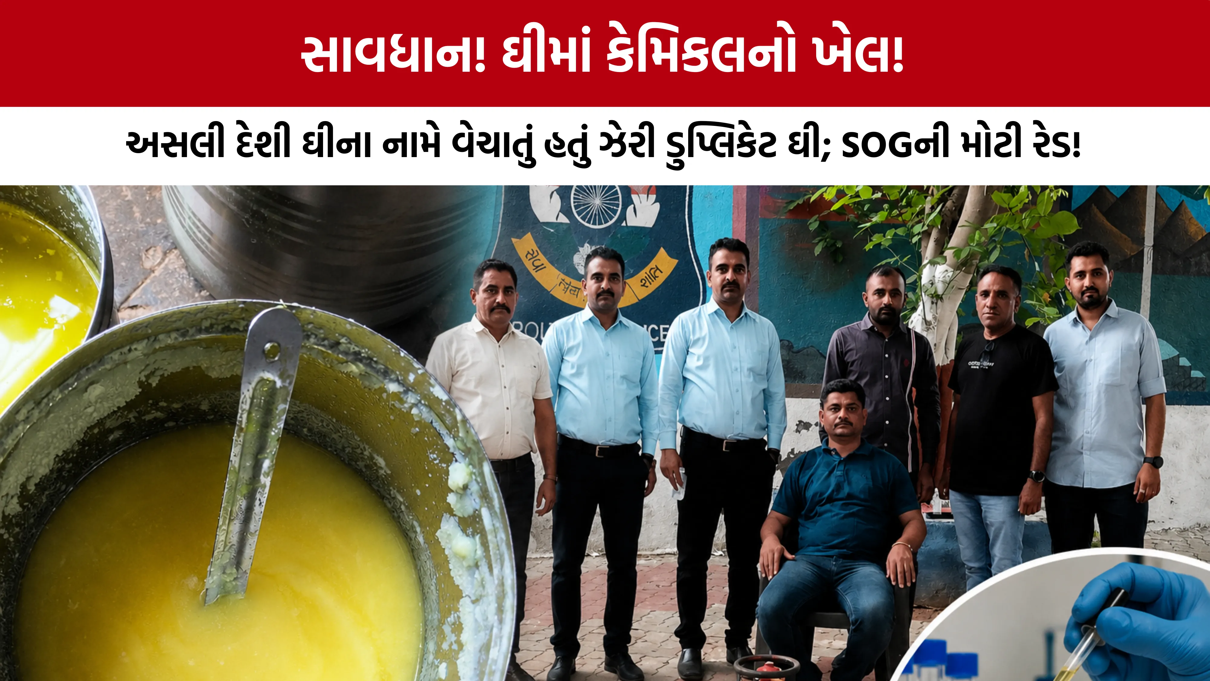 Dwarka Salaya Duplicate Ghee Scam Caught