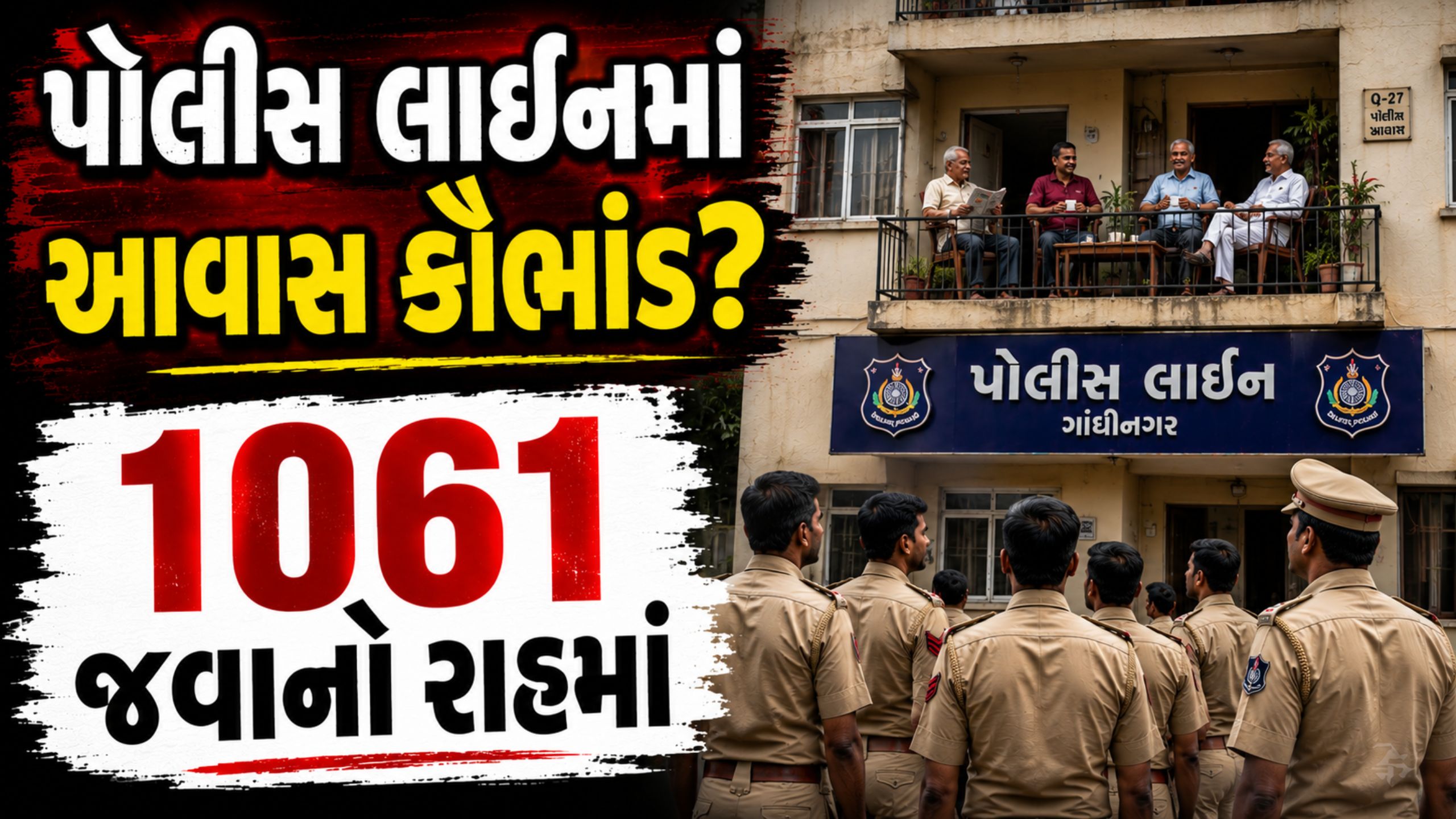 Gandhinagar Police Housing કૌભાંડ? 1061 જવાનો હજુ વેઇટિંગમાં