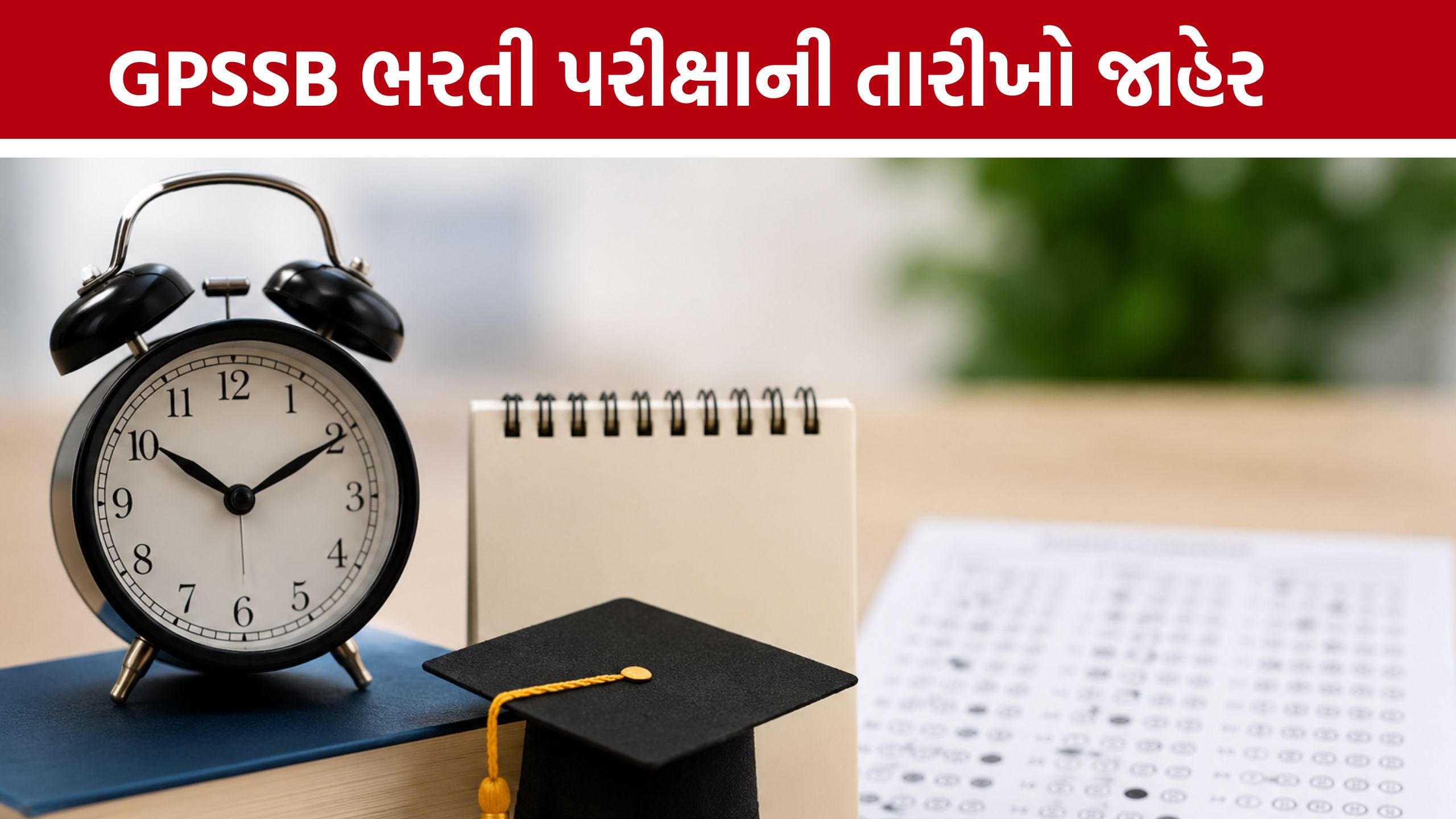 GPSSB Exam Schedule 2026:ભરતી પરીક્ષાઓ આ તારીખે યોજાશે