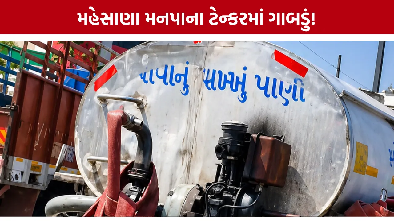 Mehsana Municipality Water Tanker Leakage