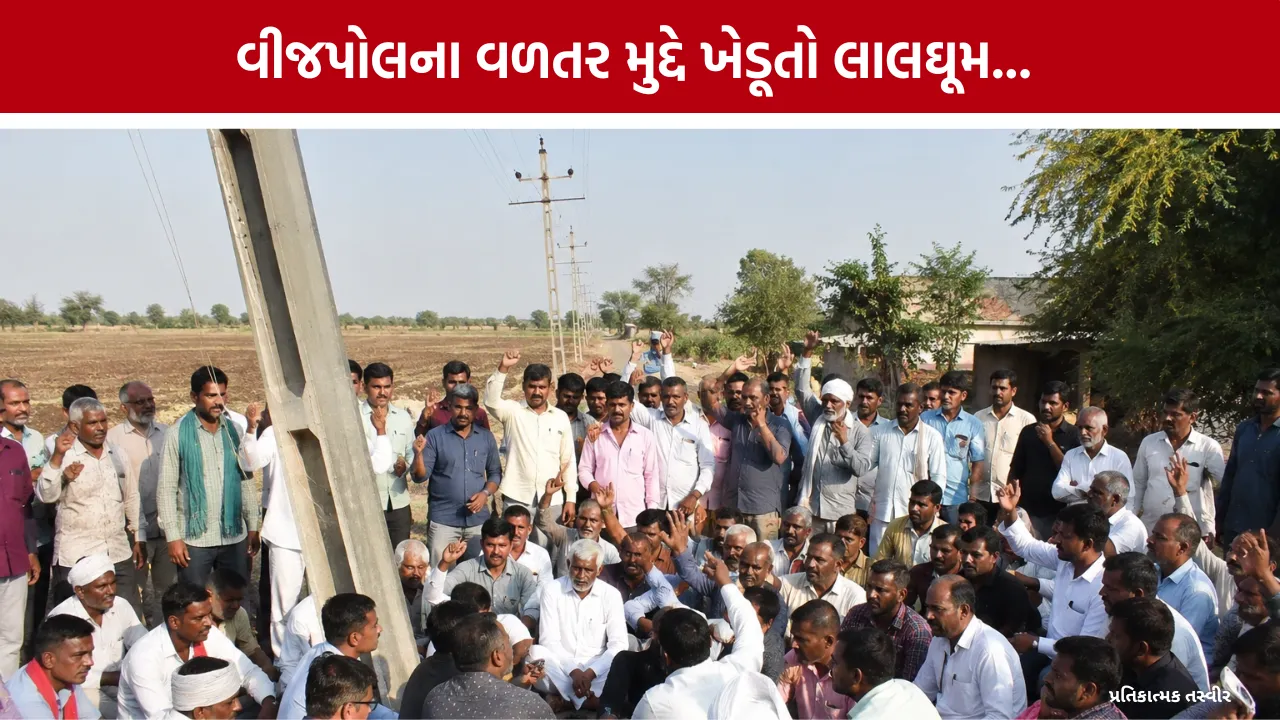 Halvad Sapakda Farmers Protest