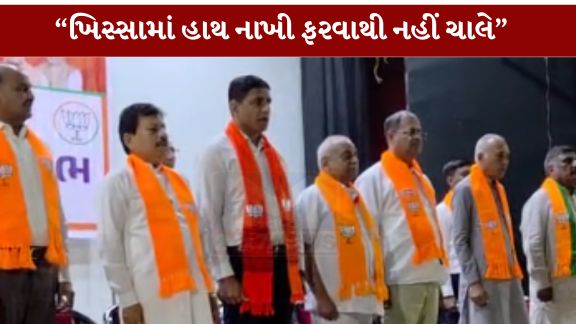 મહેસાણા શહેરના ચંપાબા ટાઉન હોલમાં યોજાયેલા સ્થાનિક સ્વરાજ પ્રતિનિધિઓના અભિવાદન સમારંભમાં પૂર્વ નાયબ મુખ્યમંત્રી Nitin Patel એ કાર્યકરો અને નેતાઓને કડક પરંતુ સ્પષ્ટ સંદેશ આપ્યો હતો