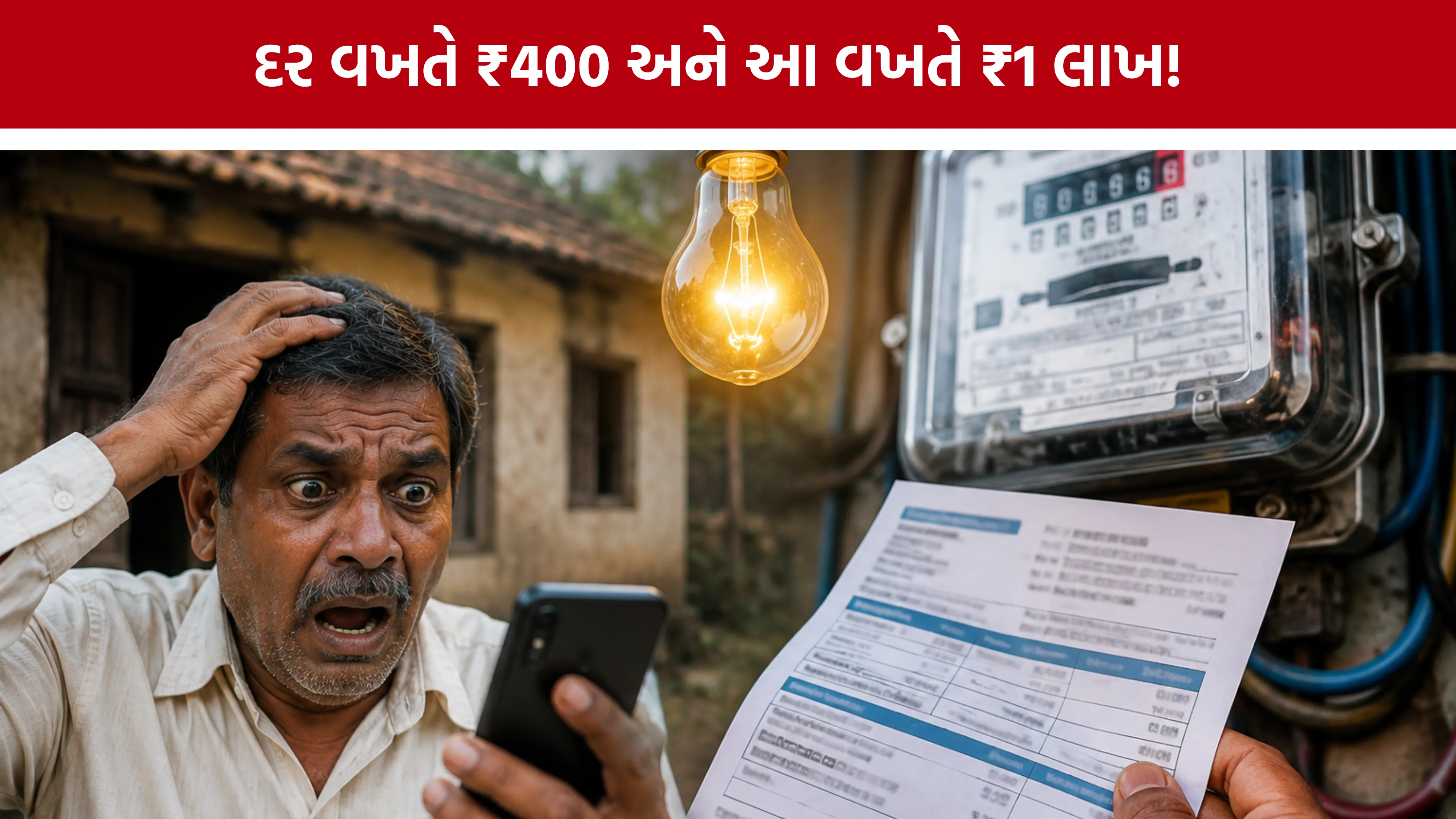 Palanpur UGVCL Light Bill Blunder