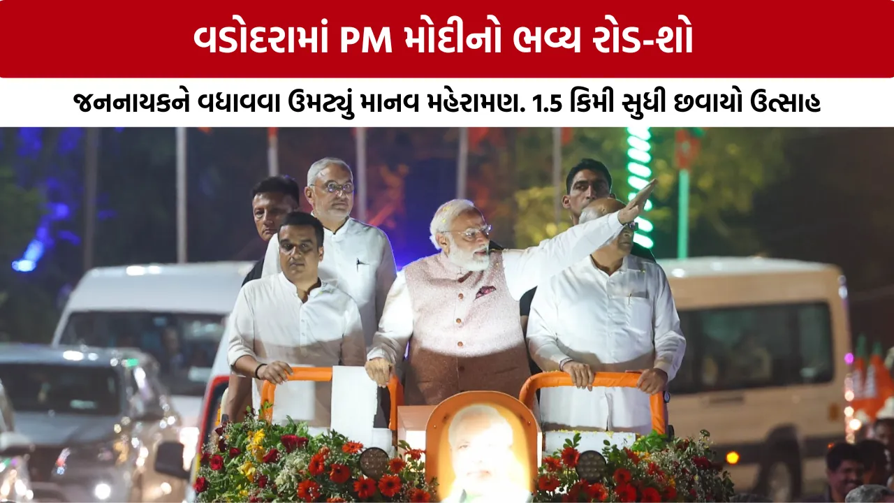 Narendra Modi in Vadodara