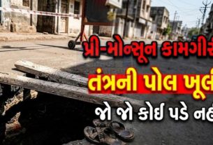 ઝકરિયા મસ્જિદની ગલીમાં પડેલા ભુવા (Potholes)ના કારણે વાહનચાલકો અને રહેવાસીઓ માટે જોખમી પરિસ્થિતિ સર્જાઈ હતી