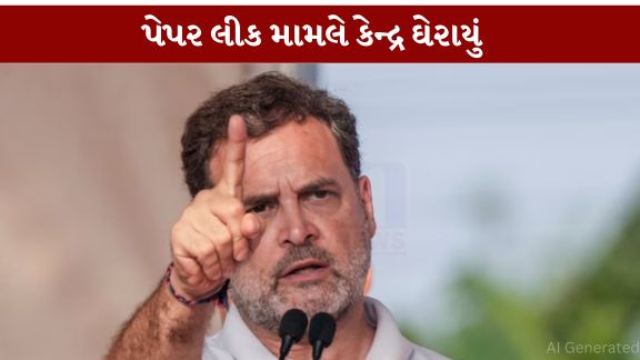 કોંગ્રેસ નેતા Rahul Gandhiએ NEET પેપર લીક મામલે કેન્દ્ર સરકાર પર આકરા પ્રહારો કર્યા છે