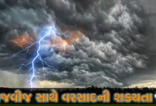 રાજ્યમાં સાયક્લોનિક સર્ક્યુલેશન અને ટ્રફ સક્રિય થતા વરસાદી(Rain) માહોલ બન્યો છે