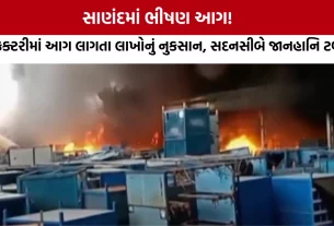 Sanand GIDC Fire News:
