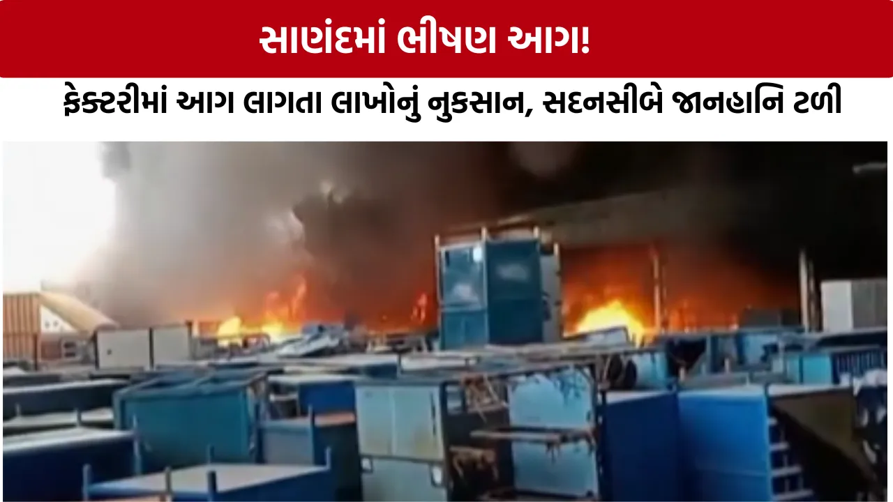 Sanand GIDC Fire News: