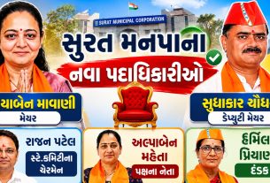 Surat Municipal Corporationમાં નવા મેયર-ડેપ્યુટી મેયરની જાહેરાત