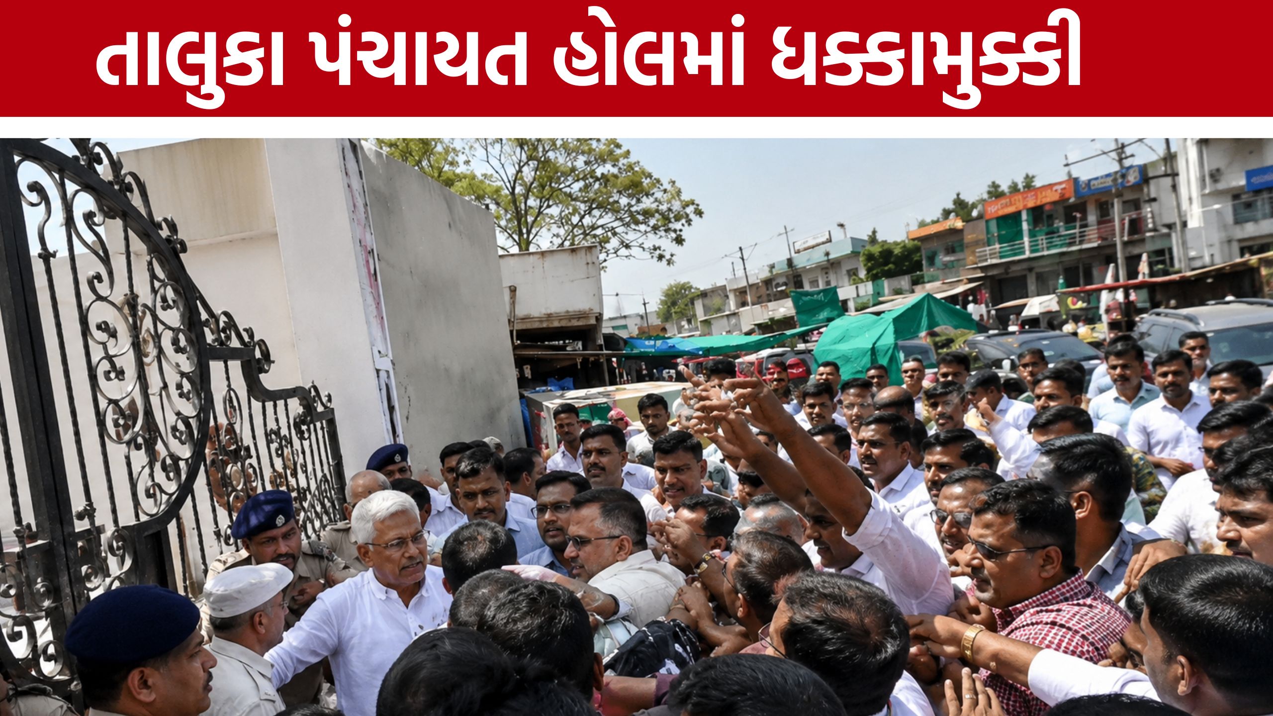 Vadgam Taluka Panchayat Electionમાં ભારે હોબાળો