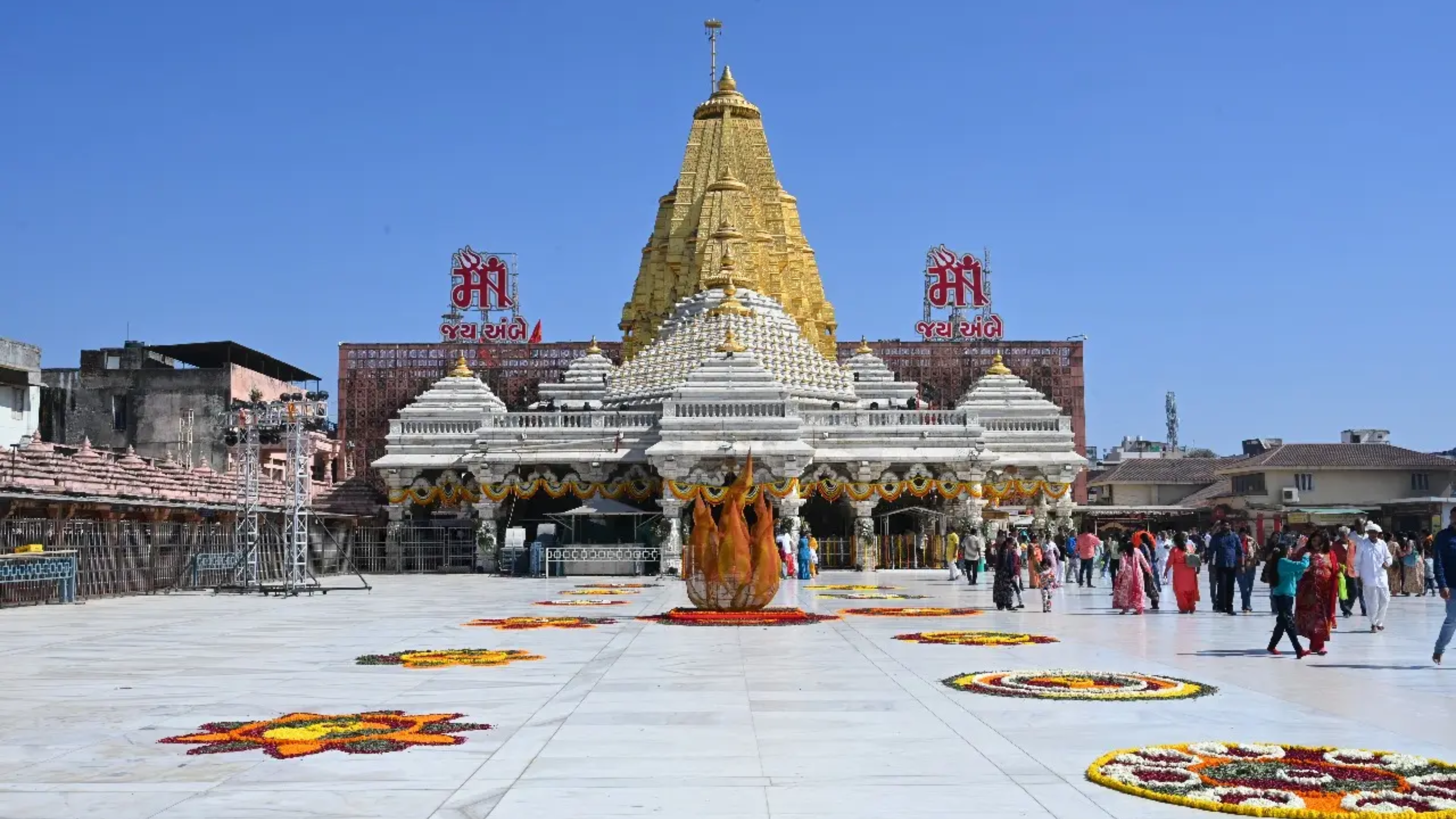 Ambaji Temple Traffic Jam Today