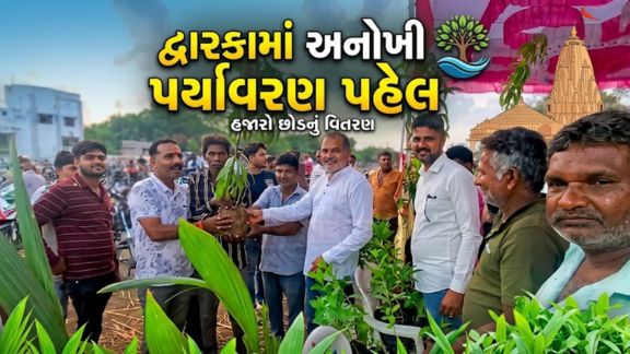 દેવભૂમી દ્વારકા (Dwarka) જિલ્લા કોંગ્રેસ સમિતિના પ્રમુખ પાલભાઈ આંબલિયા (Palabhai Ambliya)ના માર્ગદર્શન હેઠળ “એક વૃક્ષ સ્વર્ગવાસી સ્વજનને નામ” અભિયાન અંતર્ગત મોટી સંખ્યામાં લોકોએ ભાગ લીધો હતો