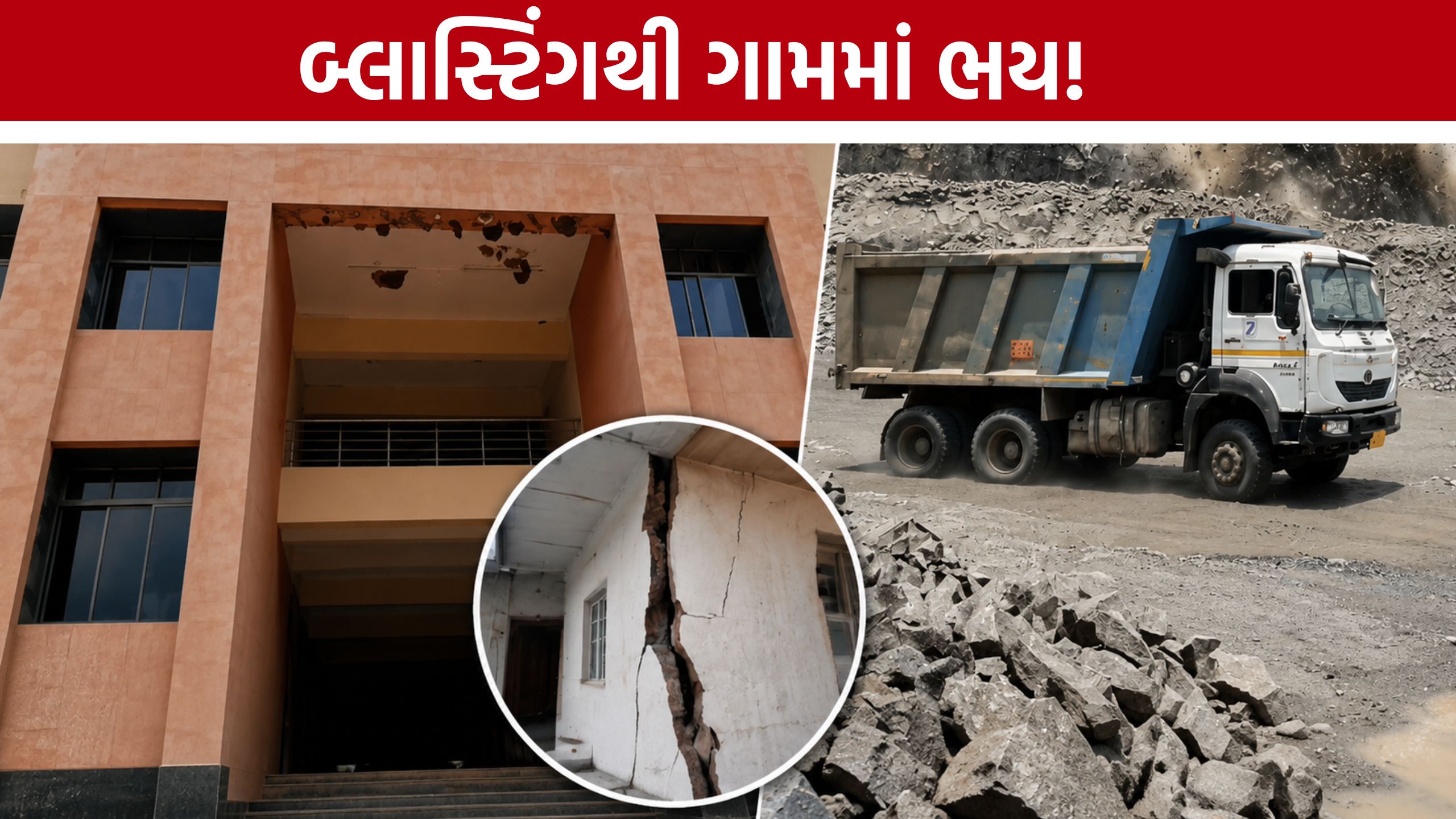 ઉદલપુર-જાનીપુરામાં Blasting Protest સામે લોકોનો રોષ