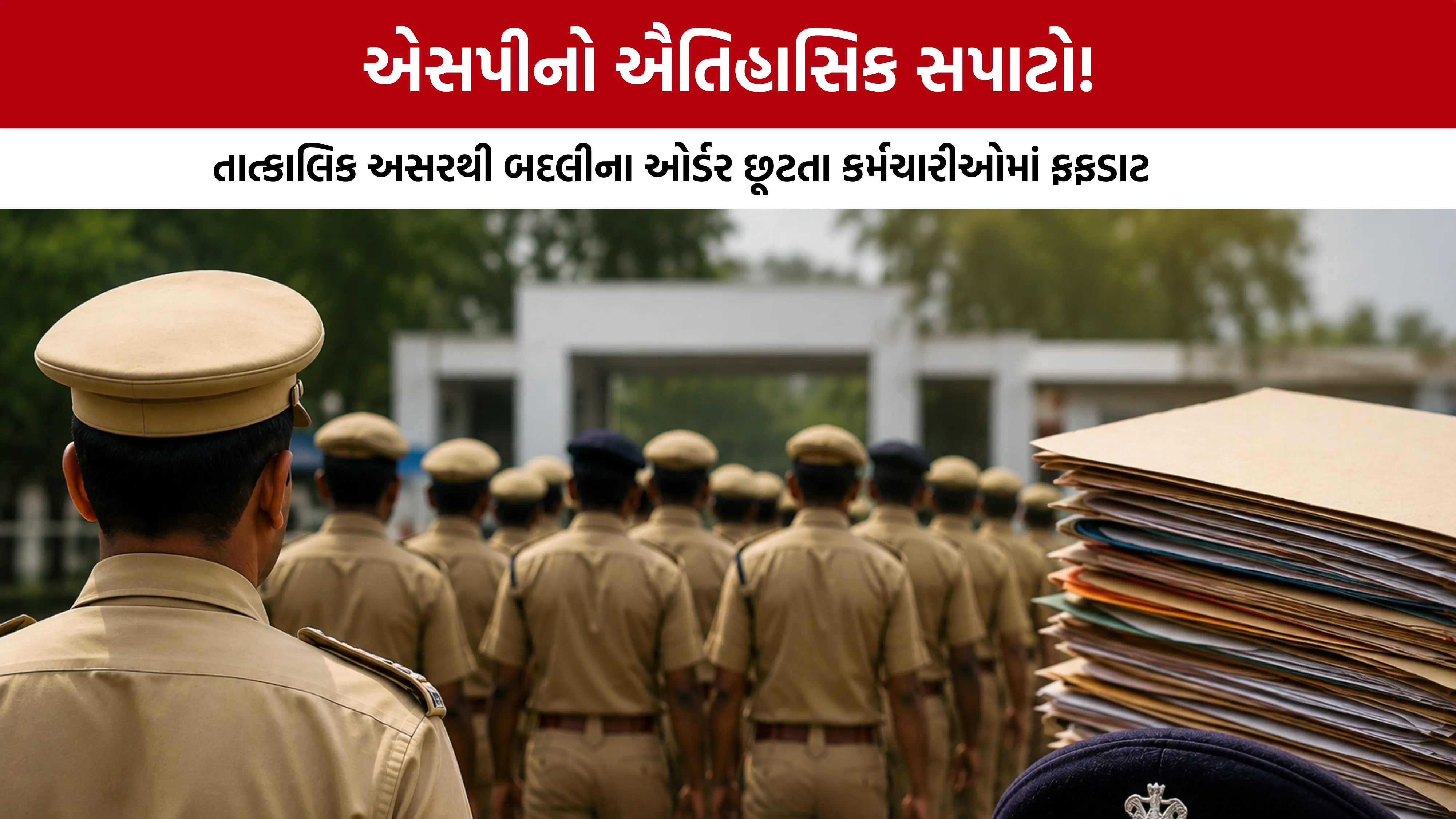 Surendranagar Police Mass Transfer
