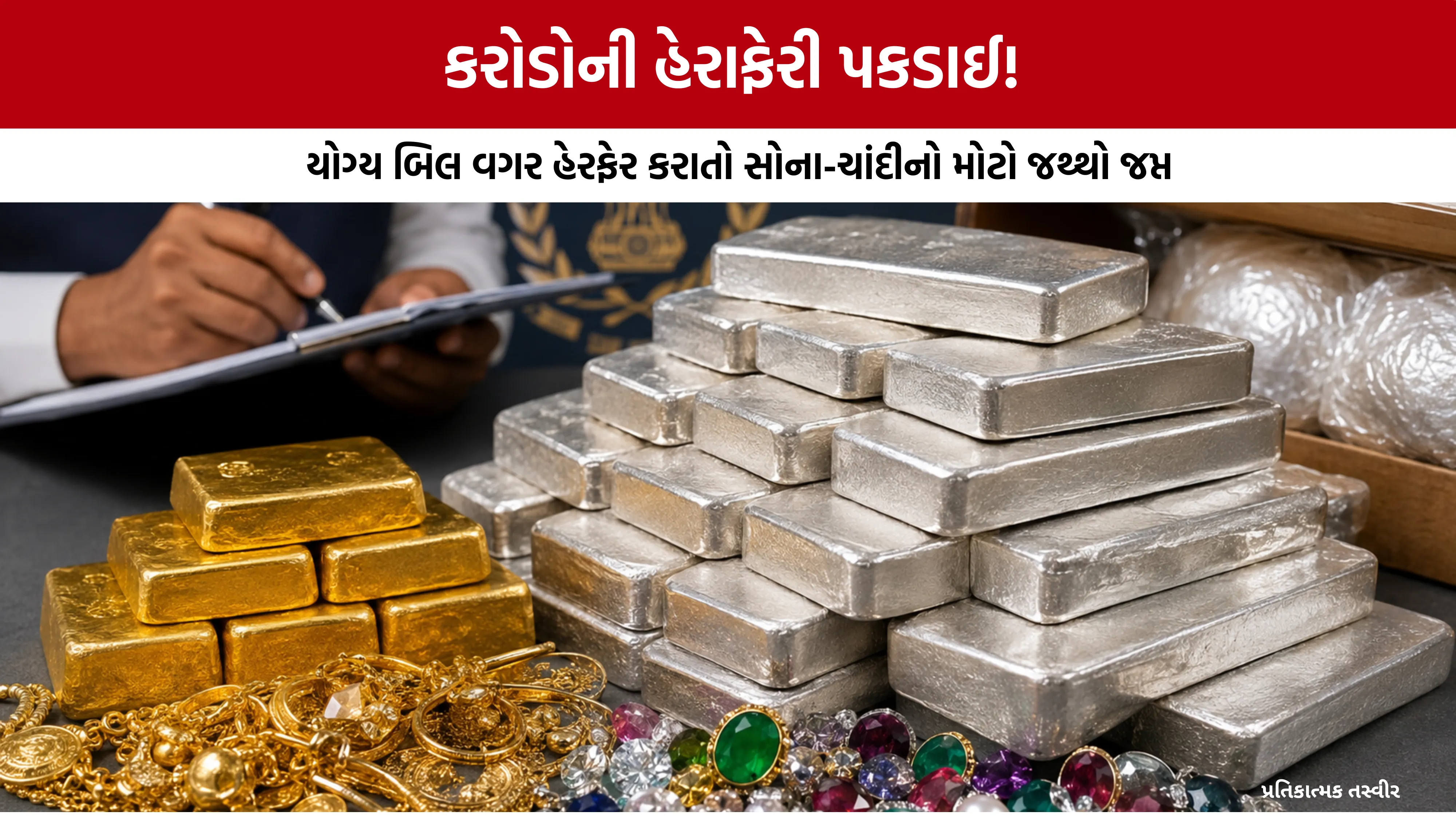 Ahmedabad SGST Gold Silver Raid