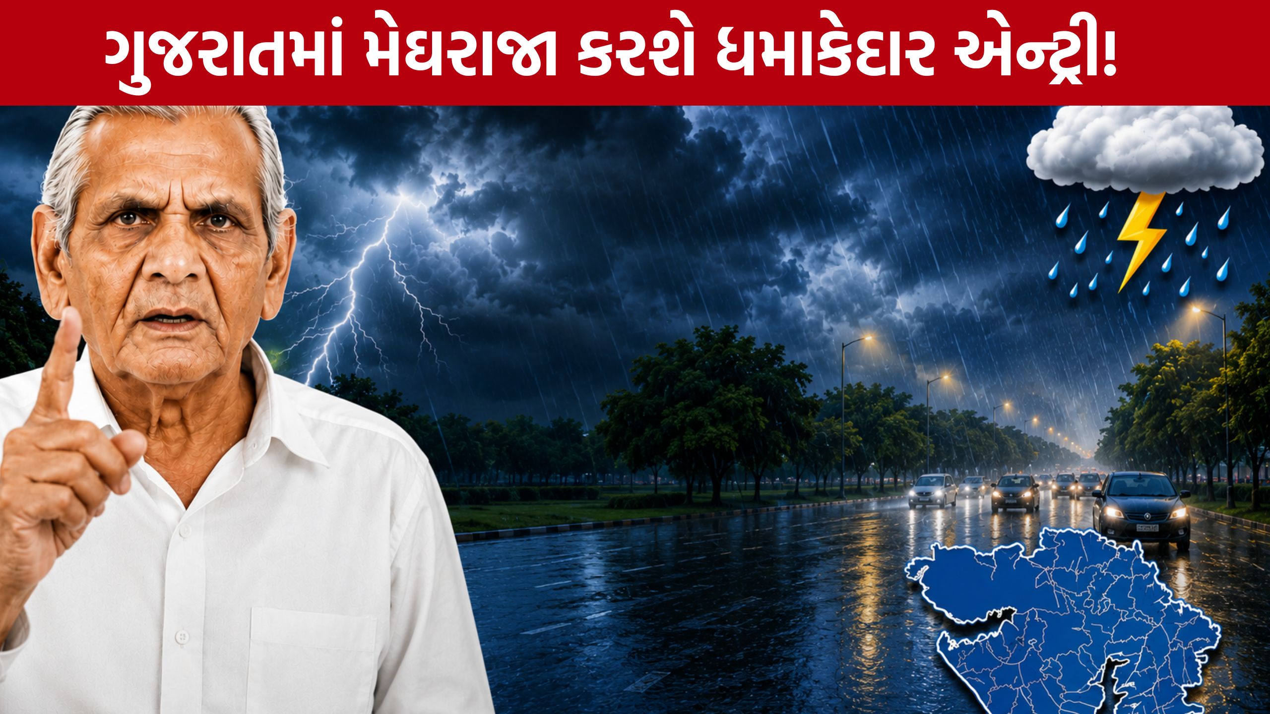 ગુજરાતમાં ફરી મેઘમહેર, Ambalal Patelએ ભારે વરસાદની કરી આગાહી