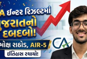 CA Intermediate Result 2026નું પરિણામ જાહેર થતાં ગુજરાતના અનેક વિદ્યાર્થીઓએ દેશભરમાં પોતાની પ્રતિભાનો પરચો આપ્યો છે