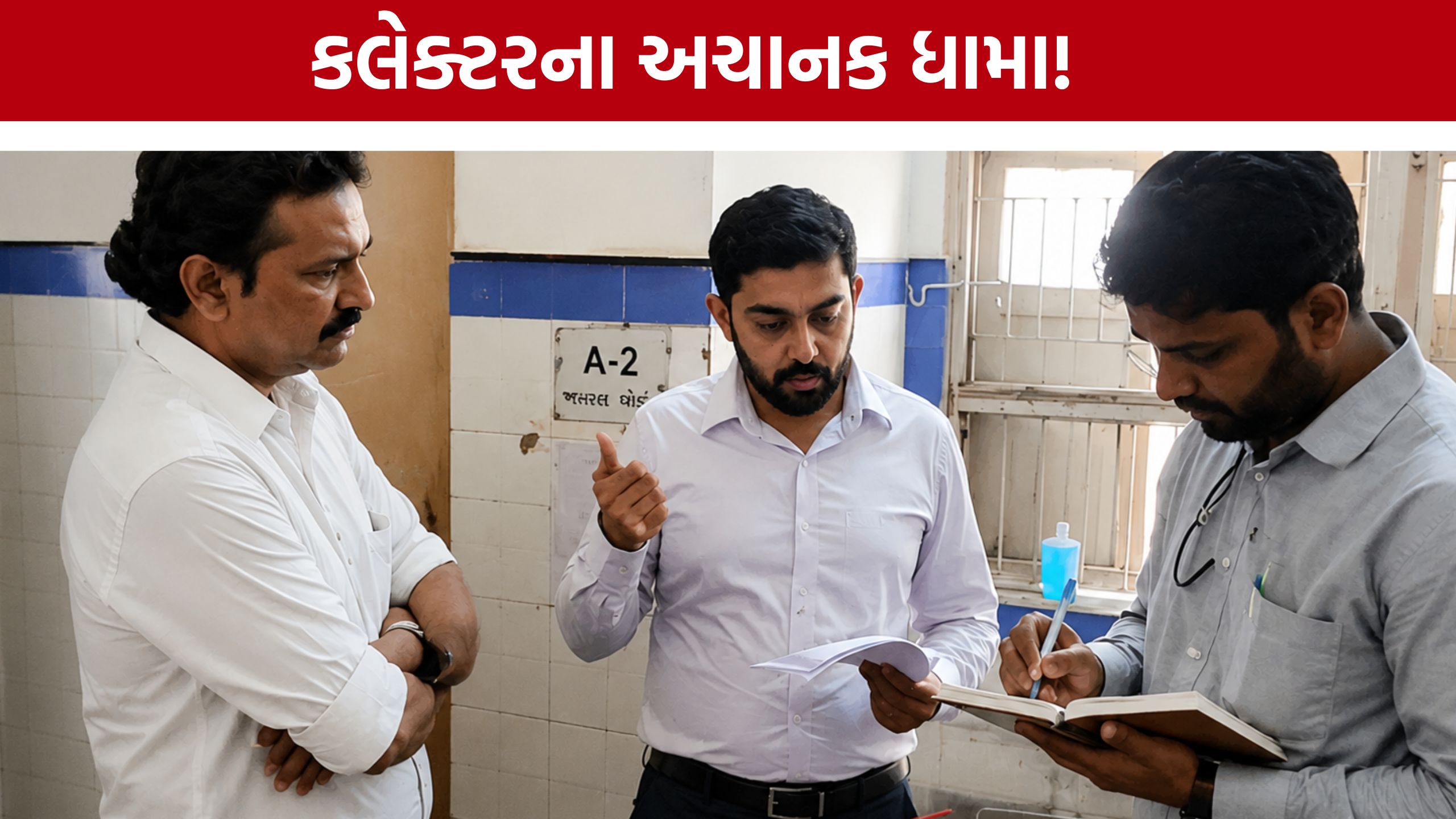 Morbi Civil Hospitalમાં કલેક્ટરનું આકસ્મિક ચેકિંગ, ફાયર સેફ્ટી પર ખાસ ભાર