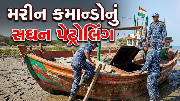 ગુજરાતના તટીય વિસ્તારોમાં સુરક્ષા (Coastal Security)વધુ મજબૂત બનાવવા માટે મરીન ટાસ્ક ફોર્સ (Marine Task Force Drive)દ્વારા વિશેષ ડ્રાઈવ હાથ ધરવામાં આવી છે