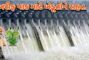 ખરીફ સિઝનની શરૂઆત પહેલાં જ નર્મદા નહેરો (Narmada Canal)માંથી સિંચાઈ માટે પાણી છોડવાની જાહેરાત કરવામાં આવી છે