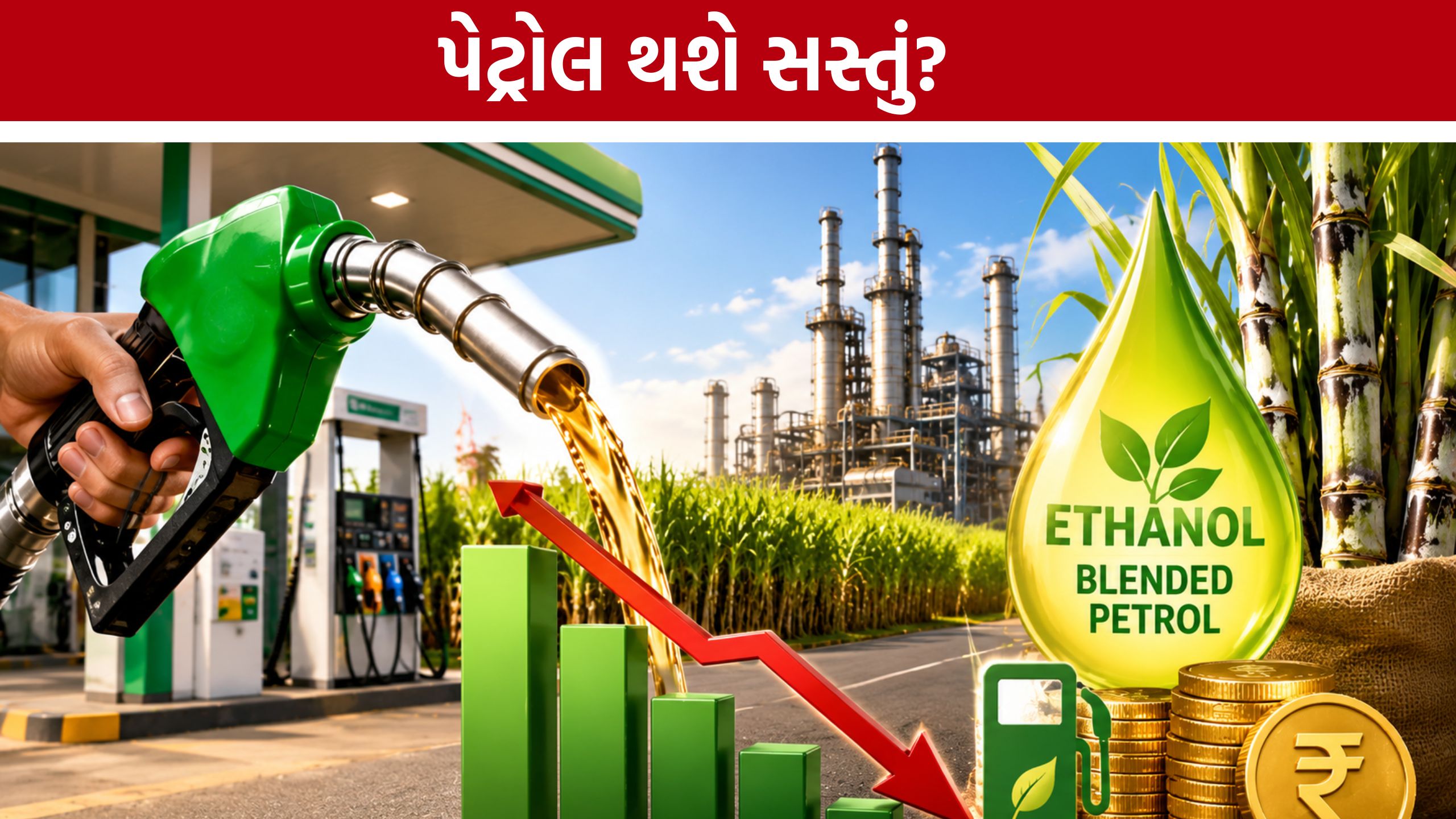 Ethanol Blended Petrol:પેટ્રોલના ભાવમાં મળશે રાહત?