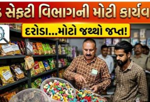 ફૂડ સેફ્ટી વિભાગે શહેરના લાતિ પ્લોટ વિસ્તારમાં આવેલી એક હોલસેલ દુકાન પર કાર્યવાહી દરમિયાન 200 કિલોથી વધુ એક્સપાયરી ફૂડ (Expired Food)સામગ્રીનો જથ્થો ઝડપી પાડ્યો હતો
