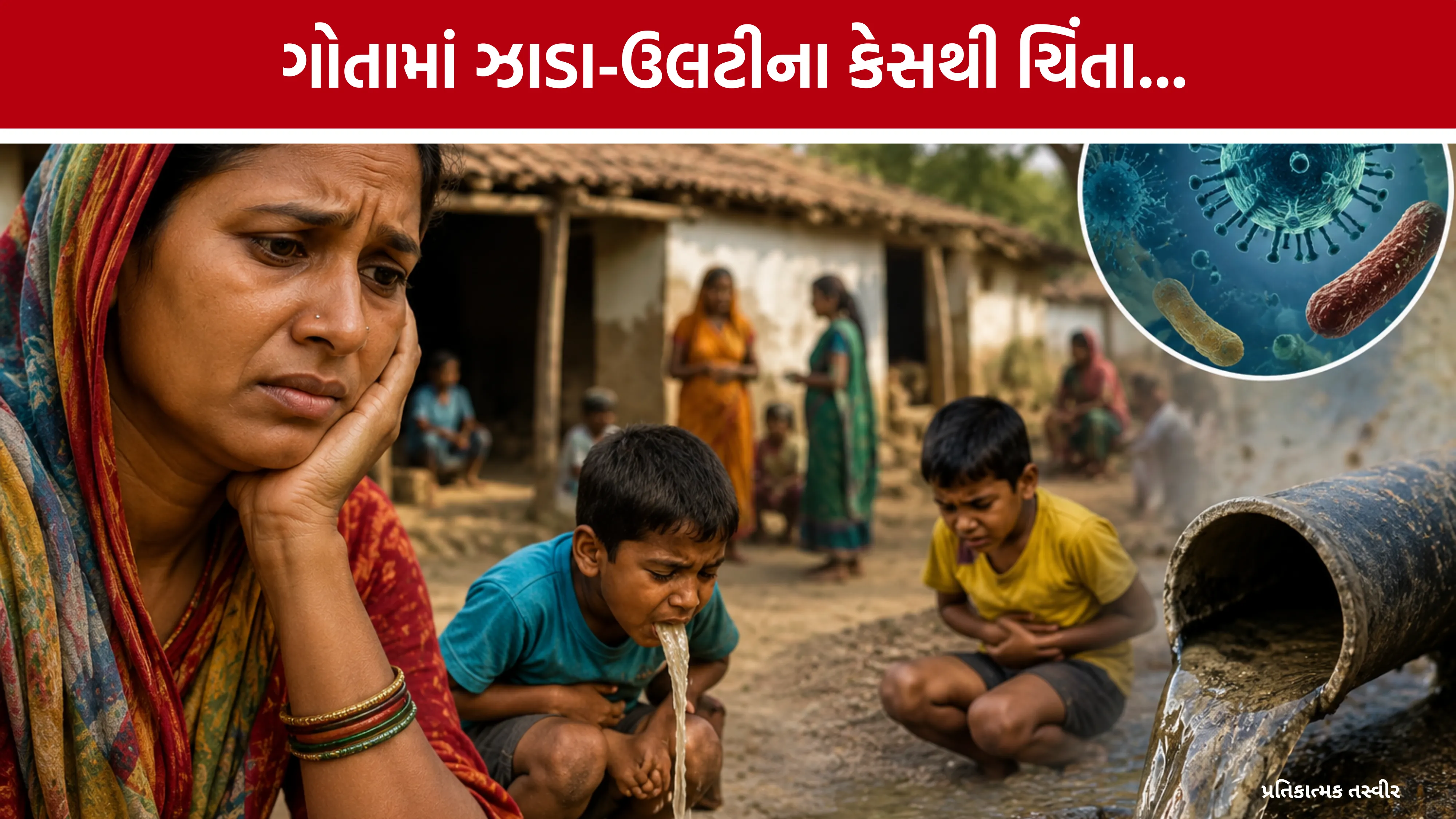 Gota Ahmedabad Gastro Cases: