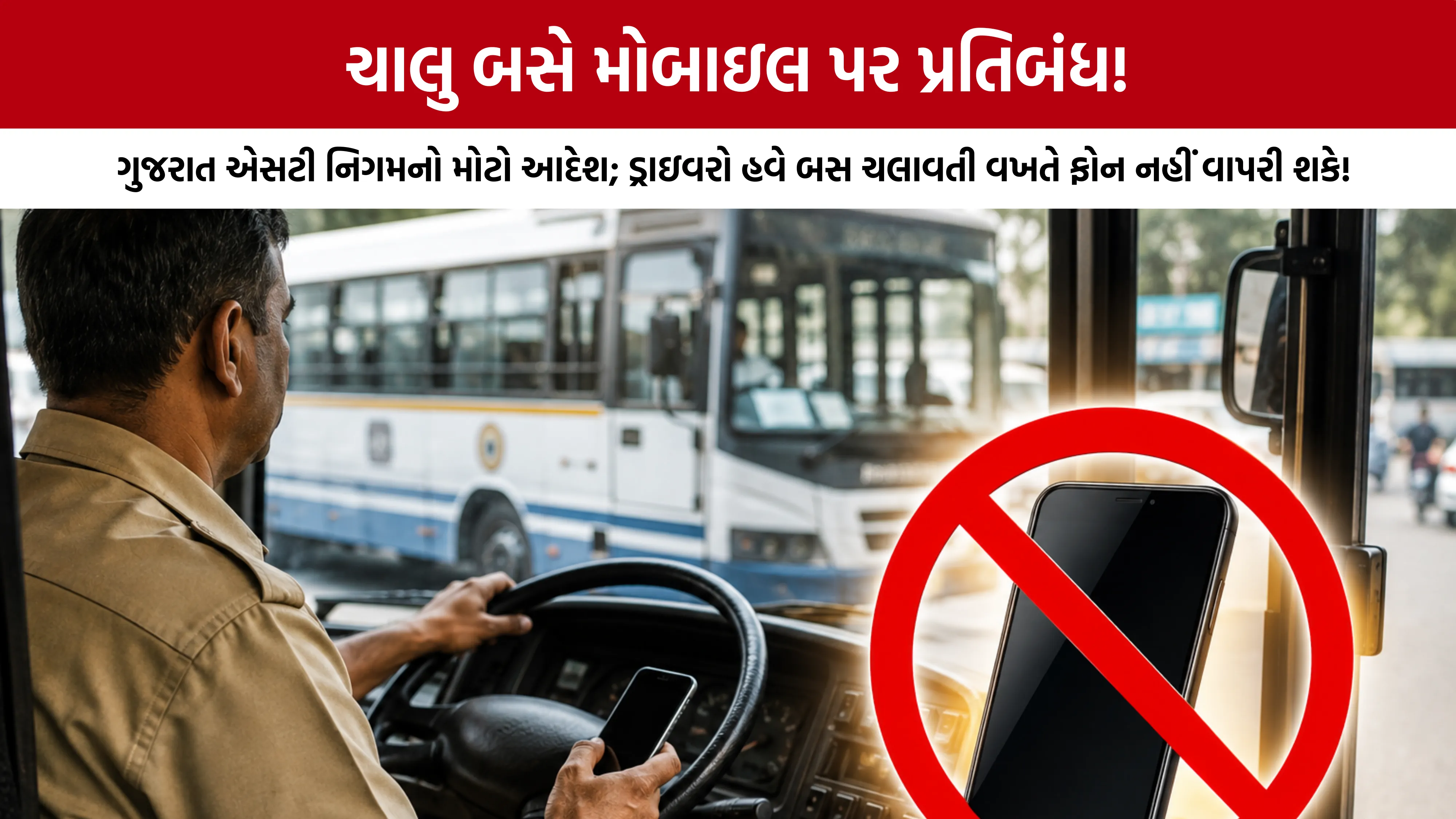 GSRTC New Circular Mobile Ban