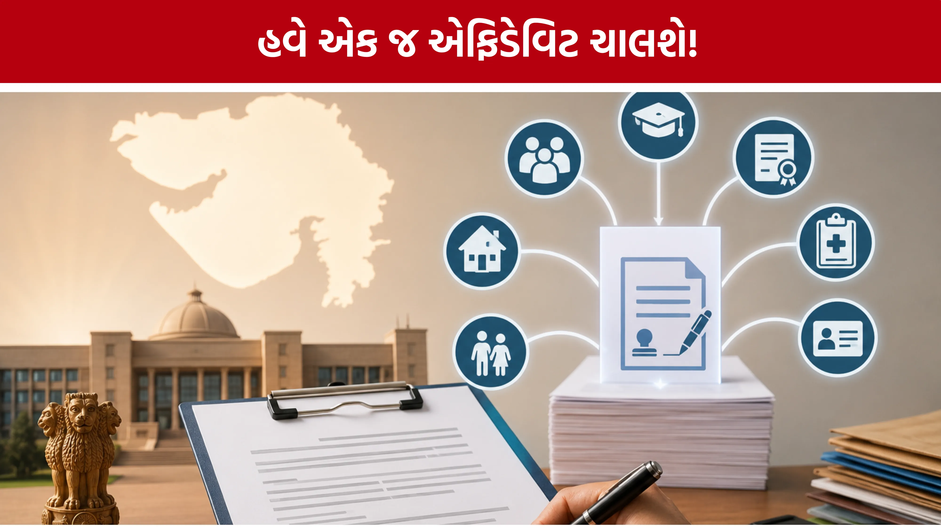 Gujarat Universal Affidavit Format