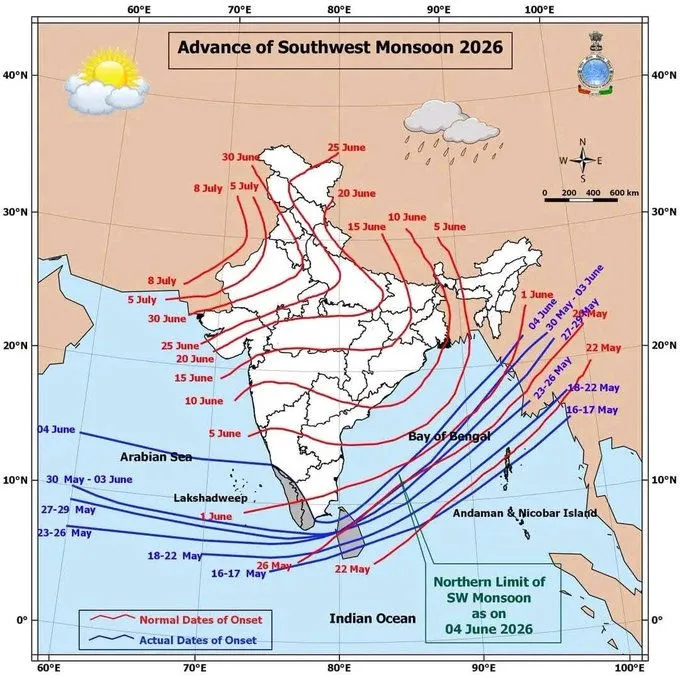 Monsoon 2026 Arrival Kerala