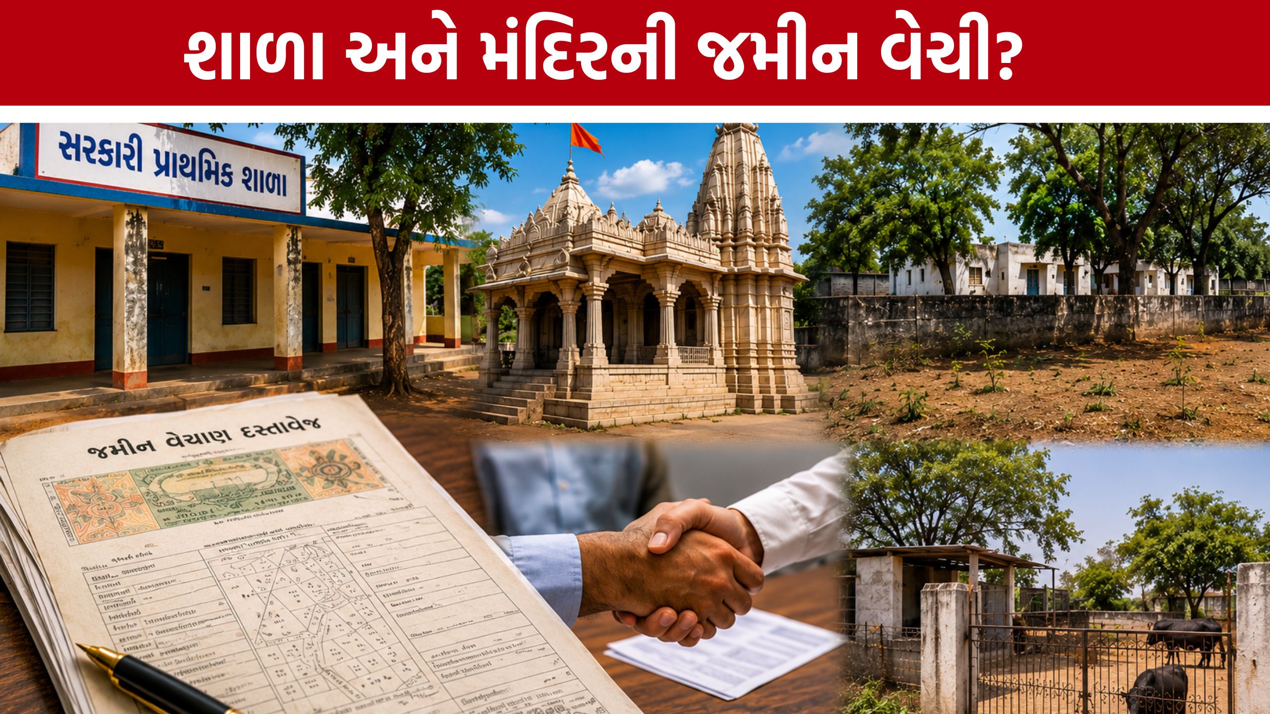 Mehsana Land Scam:ખોટા ફોટા રજૂ કરીને જમીન વેચાણનો ખેલ, બે NRI સહિત 14 લોકો સામે ફરિયાદ