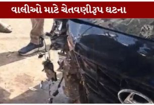 રાજકોટના રૈયા રોડ પર શનિવારે સવારે એક સગીર કારચાલકની બેદરકારીને કારણે ગંભીર અકસ્માત (Accident) સર્જાયો હતો
