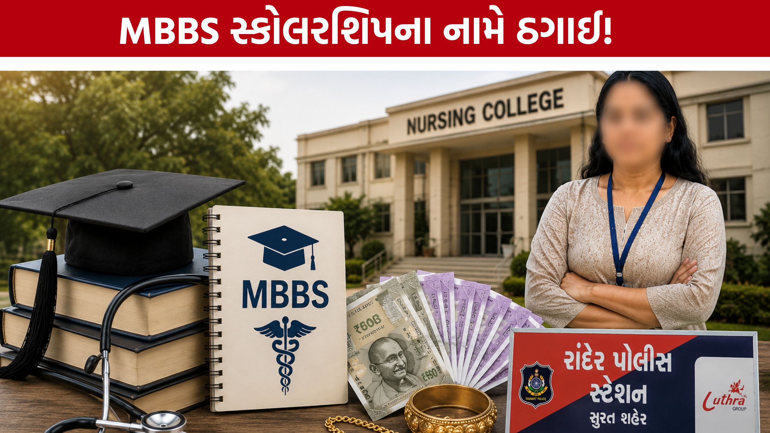 MBBS Scholarship Fraud: વિદ્યાર્થીનીને વિશ્વાસમાં લઈ લાખોની ઠગાઈ
