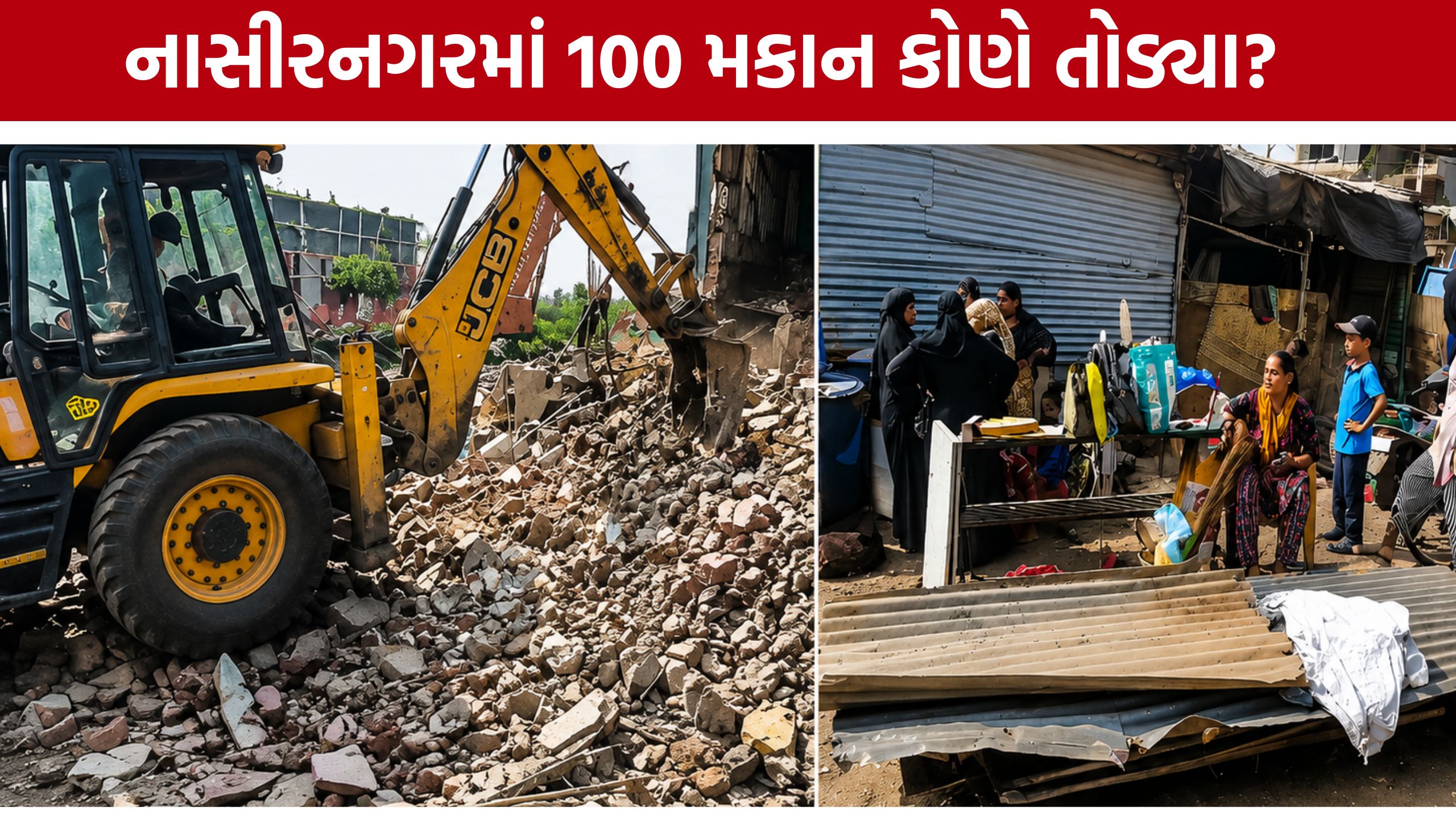 Nasirnagar Demolition Case: નાસીરનગર વિવાદમાં મનપા કમિશનર મીડિયાથી દૂર રહ્યા, રાજકીય ગરમાવો વધ્યો