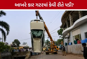Zalod Car Falls Into Drain