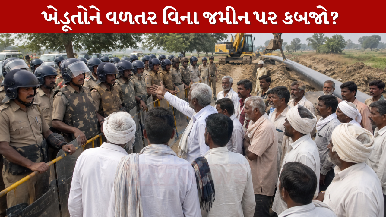 Dholka Gas Line Protest