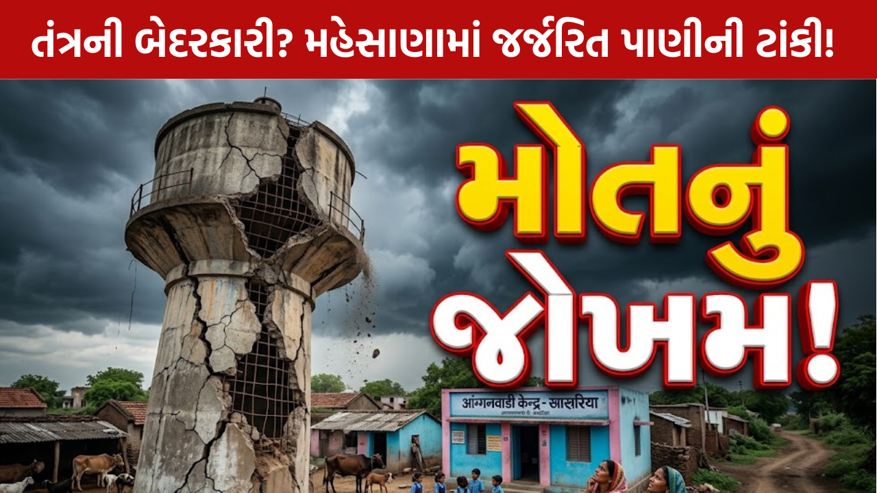 Dangerous Water Tank: 10 વર્ષ જૂની જોખમી ટાંકી