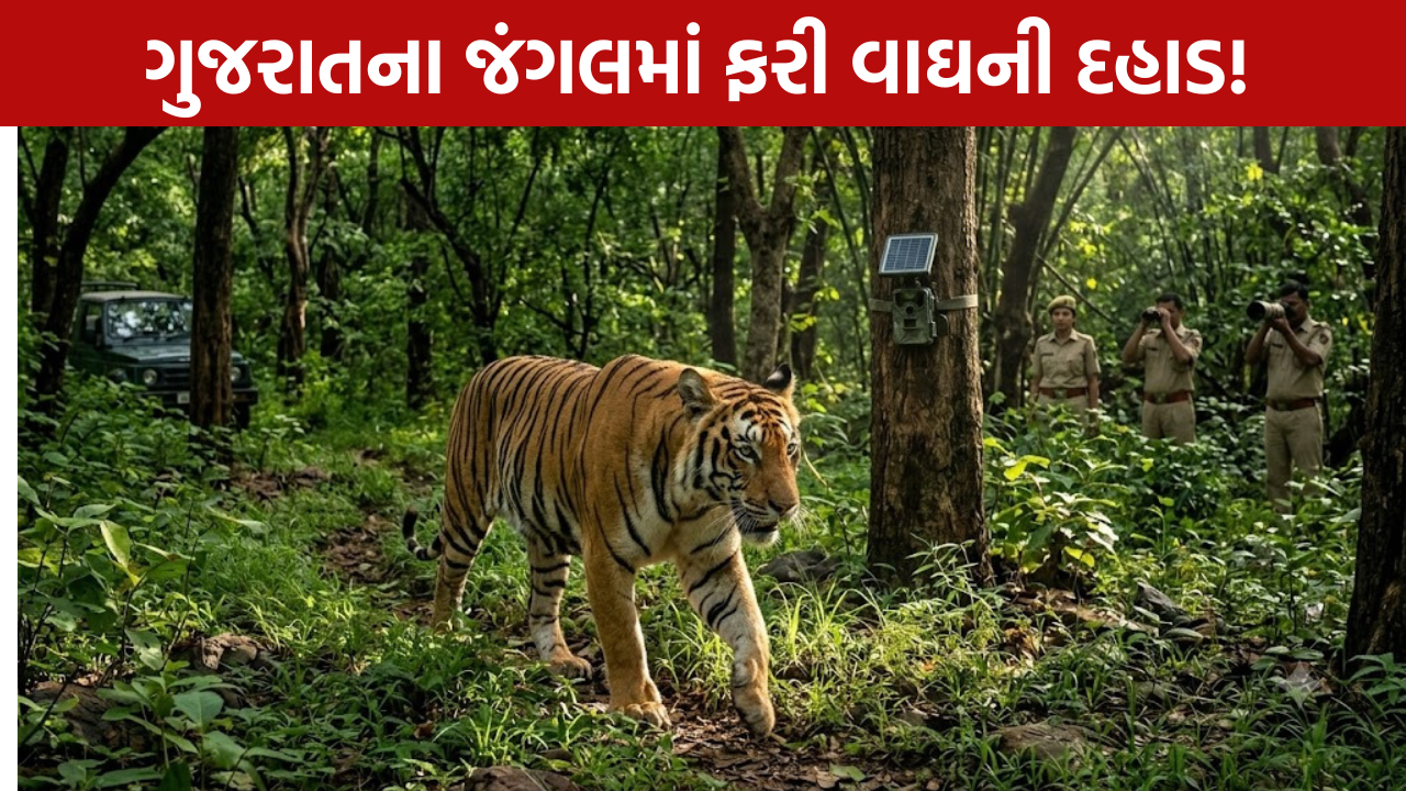 Gujarat Tiger: જંગલમાં ફરી વાઘની દહાડ